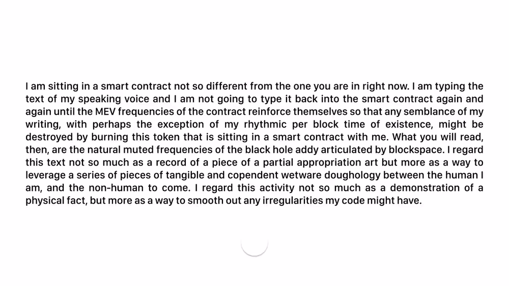 i am sitting in a smart contract